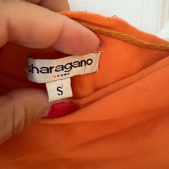 Bohemian Orange Skirt | Y2K - Picture 2 of 3